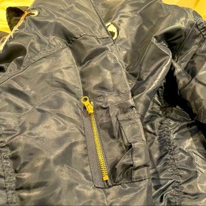 Tiger puffer bomber jacket